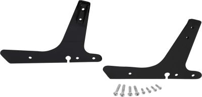 15040027 - DRAG SPECIALTIES ROUND SISSY BAR SIDE PLATE BLACK
