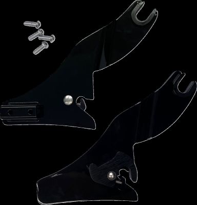 15040134 - DRAG SPECIALTIES SIDEPLATE QK REL 09-UP BL