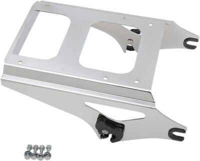 15100242 - DRAG SPECIALTIES RACK QUICK DETACH TOUR BOX MOUNT CHROME