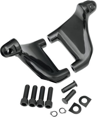 16200705 - DRAG SPECIALTIES PASSENGER FOOTPEG MOUNT KIT BLACK