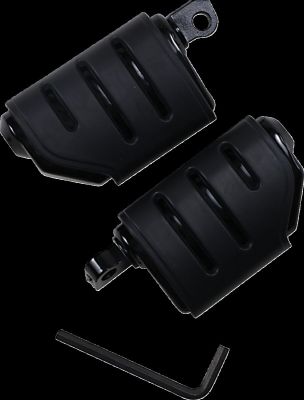 16201080 - Küryakyn TRIDENT DUALLY PEGS MALE-MOUNT BLACK