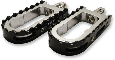 16201182 - LA CHOPPERS FOOTPEGS BMX STYLE CHROME/ BLACK