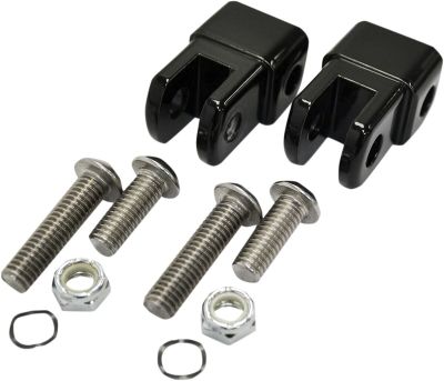 16201222 - LA CHOPPERS ADAPTERS FOR MALE MOUNT FOOTPEGS BLACK UNIVERSAL
