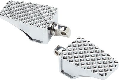 16202467 - LA CHOPPERS Billet County Footpegs - New Clevis - Chrome