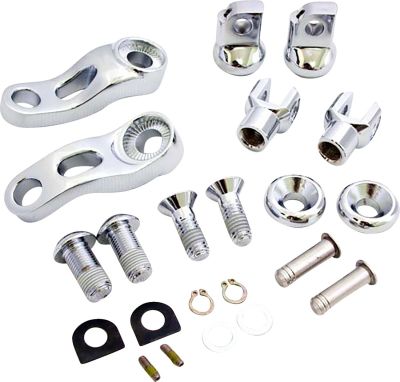 16202512 - DRAG SPECIALTIES Passenger Peg Mount - Adjustable - Chrome