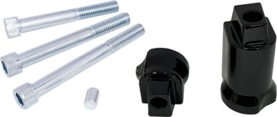 16211005 - DRAG SPECIALTIES Passenger Floorboard Mount - Gloss Black