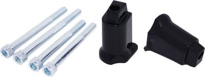 16211007 - DRAG SPECIALTIES Passenger Floorboard Mount - Gloss Black