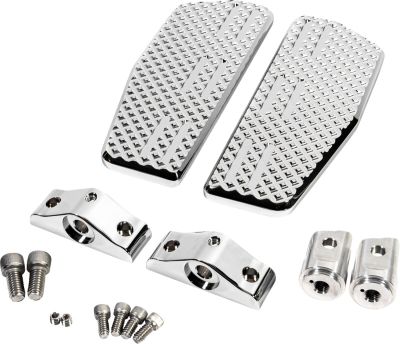 16211199 - LA CHOPPERS Mini Floorboards - Driver - Chrome