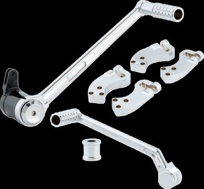 16230602 - ARLEN NESS 4 Inch Extended Foot Control Kit - Chrome