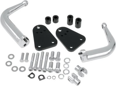 16240124 - DRAG SPECIALTIES ADJUSTABLE HIGHWAY PEG MOUNT CHROME