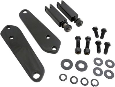 16240280 - DRAG SPECIALTIES BLACK MOTOR MOUNT HIGHWAY BAR