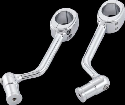 16240403 - ARLEN NESS Forged Highway Peg Mounts - Chrome