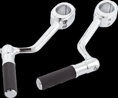 16240405 - ARLEN NESS Forged Highway Peg Mounts w/ Pegs - Chrome