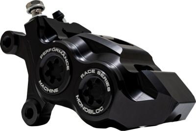 17010796 - PM CALIPER LEFT - 137 X 4B RACE SERIES MONOBLOC - BLK/ANO