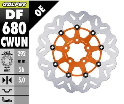 17104969 - Galfer BRAKE ROTOR FLOATING WAVE