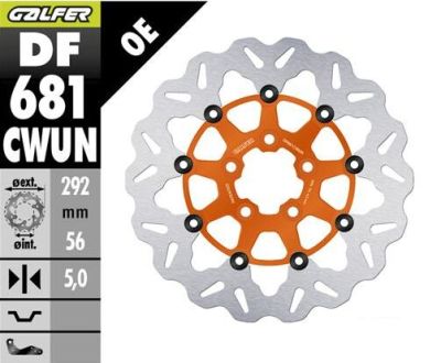 17104971 - Galfer BRAKE ROTOR FLOATING WAVE