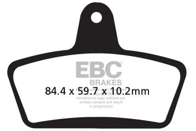 17200274 - EBC BRAKE PAD FA SERIES ORGANIC