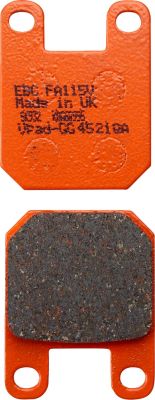 17211402 - EBC BRAKE PAD FA-V SERIES SINTERED METAL/ORGANIC COMPOUND
