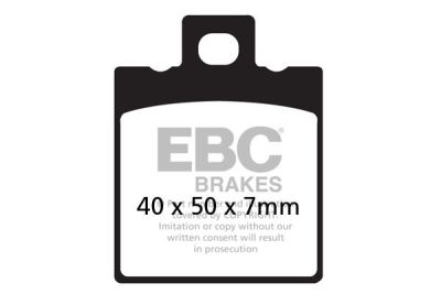 17211924 - EBC BRAKE PAD FA-V SERIES SINTERED METAL/ORGANIC COMPOUND