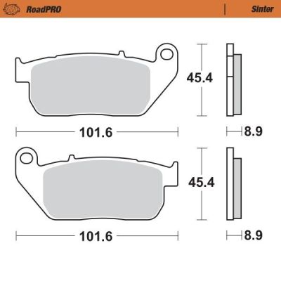 17212820 - Moto-Master BRAKE PAD ROADPRO SINTER