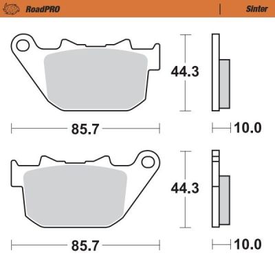 17212822 - Moto-Master BRAKE PAD ROADPRO SINTER
