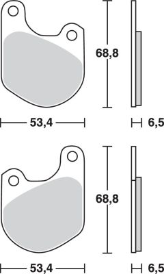 17220382 - TRW Lucas BRAKE PAD ALLROUND ORGANIC STANDARD