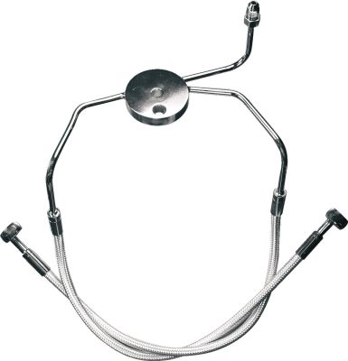 17411636 - MAGNUM BRAKE LINE FRONT LOWER DUAL DISC NON-ABS DESIGNER STERLING CHRO...