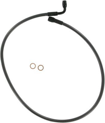 17411687 - MAGNUM BRAKE LINE UPPER DUAL DISC NON-ABS DESIGNER CHROME BLACK