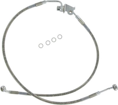 17411789 - DRAG SPECIALTIES REAR BRAKE LINE STAINLESS STEEL