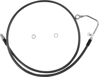 17411862 - MAGNUM BRAKE LINE FRONT MID DUAL DISC ABS DESIGNER CHROME BLACK
