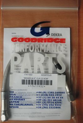 17411932 - GOODRIDGE BRAKELINE UNIVERSAL STAINLESS-STEEL CHROME TÜV 9