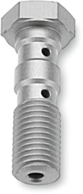 17412437 - TRW Lucas DOUBLE BANJO BOLT, M10X1.25, ALUMINIUM, SILVER