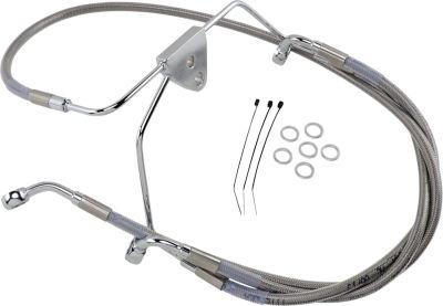 17412632 - DRAG SPECIALTIES FRONT BRAKE LINE STAINLESS STEEL EXTENDED 8