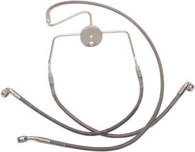 17412637 - DRAG SPECIALTIES FRONT BRAKE LINE STAINLESS STEEL EXTENDED 8