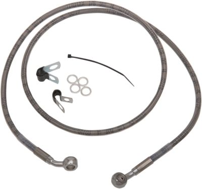 17412647 - DRAG SPECIALTIES FRONT BRAKE LINE STAINLESS STEEL EXTENDED 8