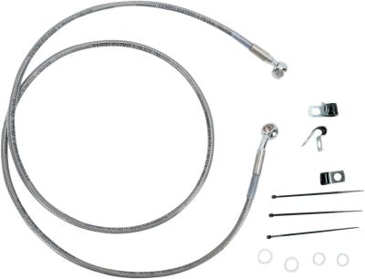 17412652 - DRAG SPECIALTIES FRONT BRAKE LINE STAINLESS STEEL EXTENDED 8