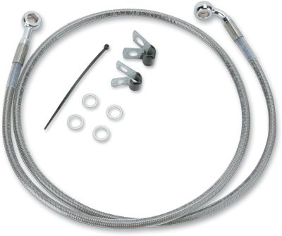 17412656 - DRAG SPECIALTIES FRONT BRAKE LINE STAINLESS STEEL EXTENDED 6