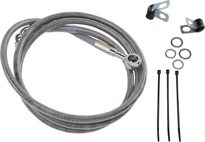 17412660 - DRAG SPECIALTIES FRONT BRAKE LINE STAINLESS STEEL EXTENDED 8