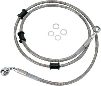 17412792 - DRAG SPECIALTIES FRONT BRAKE LINE STAINLESS STEEL