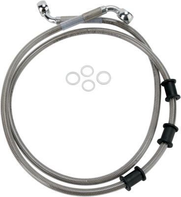 17412843 - DRAG SPECIALTIES FRONT BRAKE LINE STAINLESS STEEL EXTENDED 6