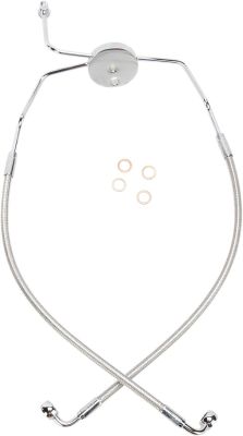 17413242 - MAGNUM BRAKE LINE FRONT LOWER DUAL DISC NON-ABS DESIGNER STAINLESS POL...