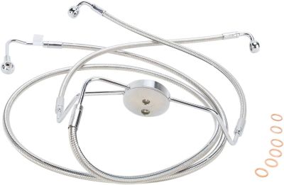 17413243 - MAGNUM BRAKE LINE FRONT LOWER DUAL DISC ABS DESIGNER STAINLESS POLISHE...