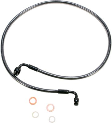 17413394 - MAGNUM BRAKE LINE SINGLE DISC E-Z ALIGN CHROME BLACK