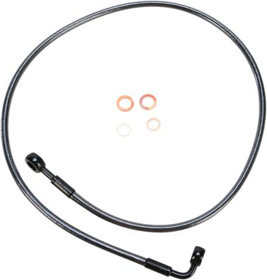 17413401 - MAGNUM BRAKE LINE SINGLE DISC E-Z ALIGN CHROME BLACK