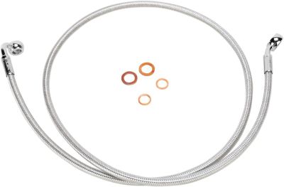 17413459 - MAGNUM BRAKE LINE SINGLE DISC E-Z ALIGN STAINLESS POLISHED NATURE