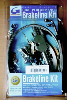 17413637 - GOODRIDGE BRAKELINE KIT STAINLESS-STEEL FRONT BLACK HD