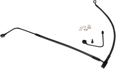 17413685 - MAGNUM BRAKE LINE FRONT LOWER DESIGNER CLEAR JACKET CHROME BLACK