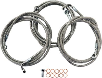 17413905 - LA CHOPPERS BRAKELINES STAINLESS FOR 12-14