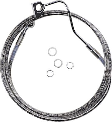 17413991 - DRAG SPECIALTIES EXTENDED LENGTH FRONT STAINLESS STEEL BRAKE LINE KIT