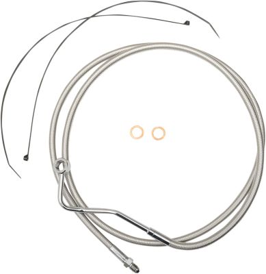 17414119 - MAGNUM BRAKE LINE FRONT MID DUAL DISC ABS DESIGNER STAINLESS POLISHED ...